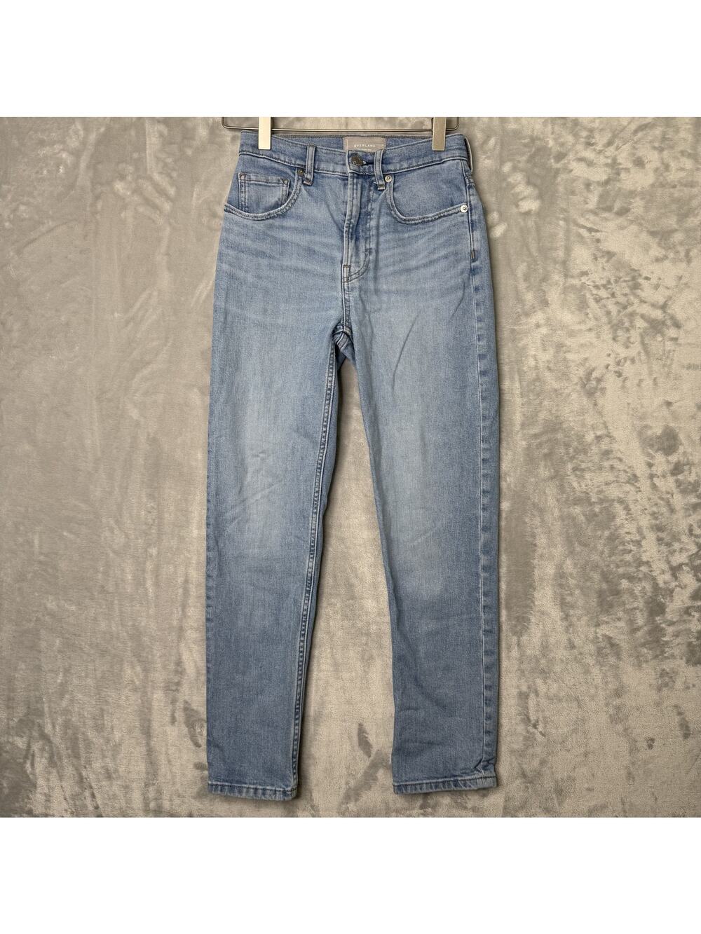 Everlane The Cheeky Jean Womens 24 Light Wash High Rise Straight Leg Denim Jeans
